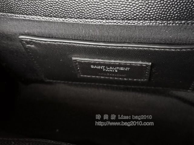 YSL爆款女士包包 聖羅蘭經典款原廠皮ENVELOPE粒面壓花絎縫紋小號信封包 526286  jjh1162